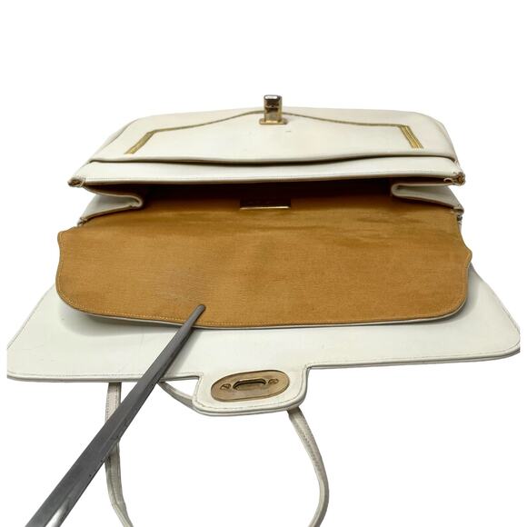 Judith Lieber Vintage Leather Shoulder Bag (Rare) - Picture 7 of 11